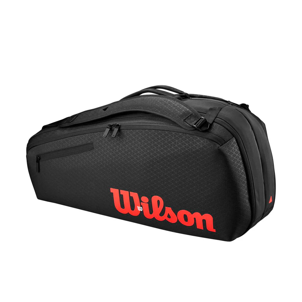 Wilson CLASH V3 6PK RACQUET BAG BLACK/Infrared