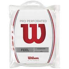 Wilson Pro Perforated Overgrip 12 Pack White